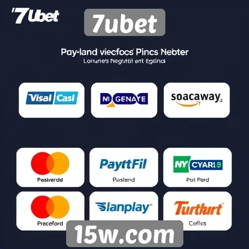 Métodos de pagamento no 7ubet